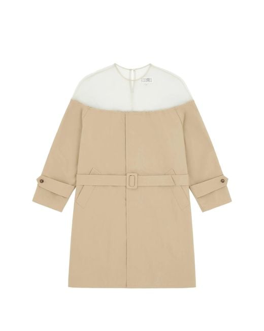 MM6 by Maison Margiela Natural Midi Dress