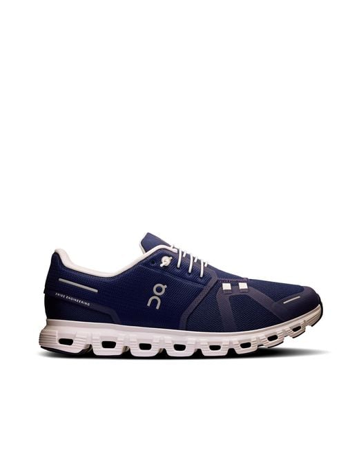 On Shoes Blue Sneaker Cloud 6 Midnight