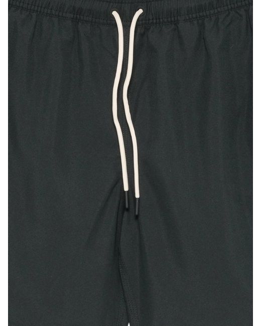 Barbour Black "Staple Logo 7" Swim Short"