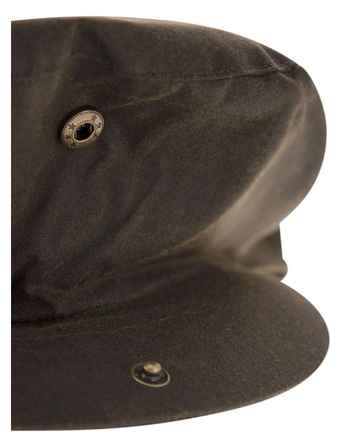 Barbour Brown Waxed Beret for men