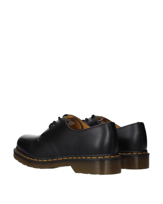 Dr. Martens Black Dr. Martens Derby 1461 Leather