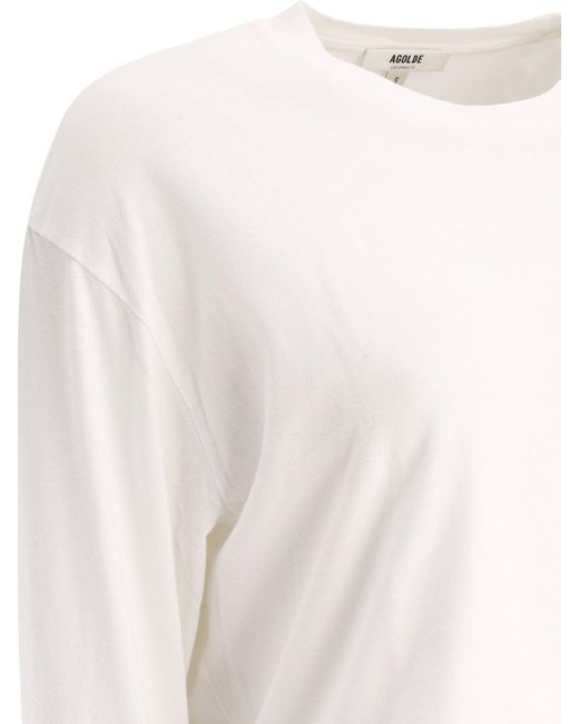 Agolde White Mason T -Shirt