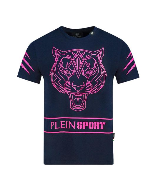 philipp plein blue t shirt