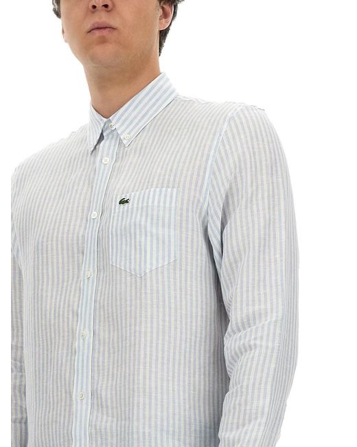 Lacoste Gray Shirt With Logo