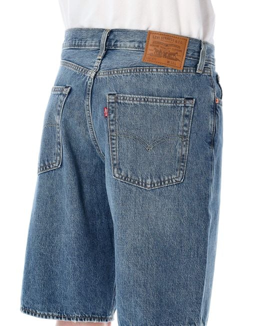 Levi's Blue 478 Baggy Denim Shorts for men