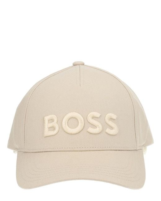 Boss Natural Cappello Da Baseball Con Logo