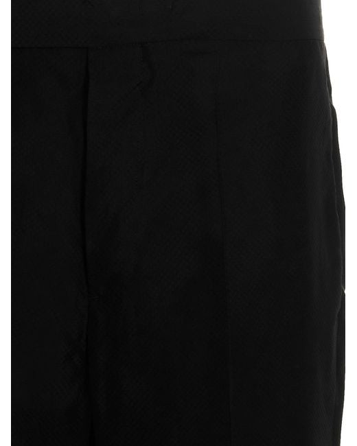 SAPIO Black 'jacquard' Pants for men