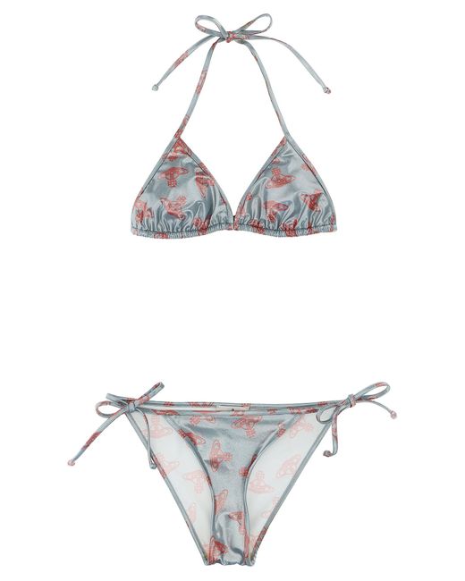 Vivienne Westwood 'tringle' Bikini in het Metallic