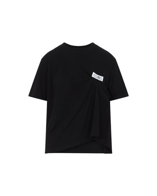 MM6 by Maison Margiela Black Cotton Top