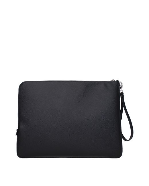 Prada Black Clutch Leather for men