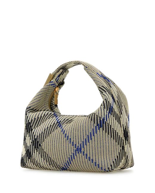 Burberry Metallic Handbags.