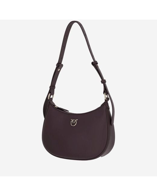 Pinko Purple Simply Love Half Moon Mini Bag