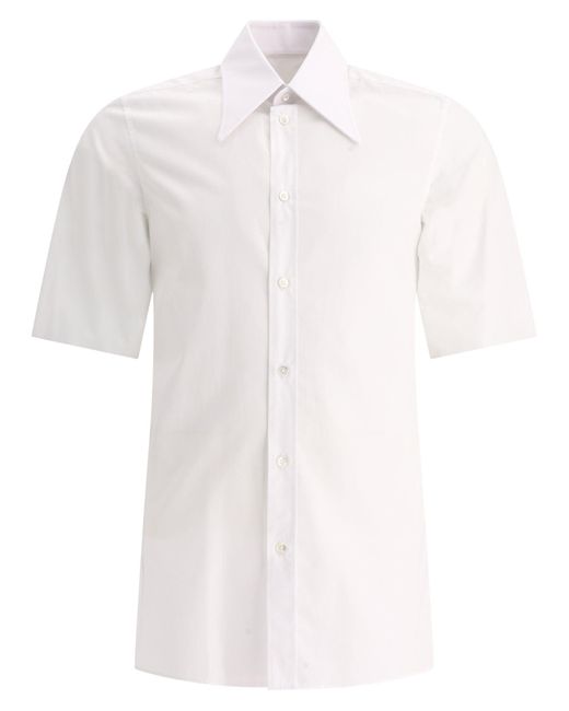 Maison Margiela Spitzte Kragenhemd in White für Herren