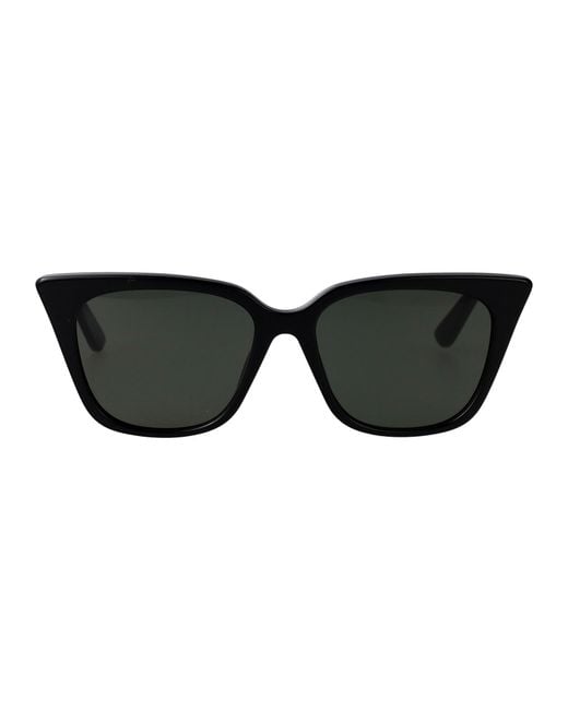 McQueen Black Acetate Sunglasses