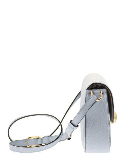 Furla Gray Moonlight Shoulder Bag S