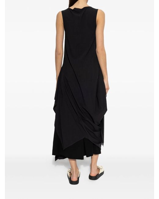 Y-3 Black Asymmetrical Dress