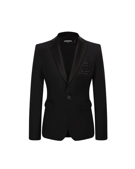 DSquared² Black Single-breasted Jacket