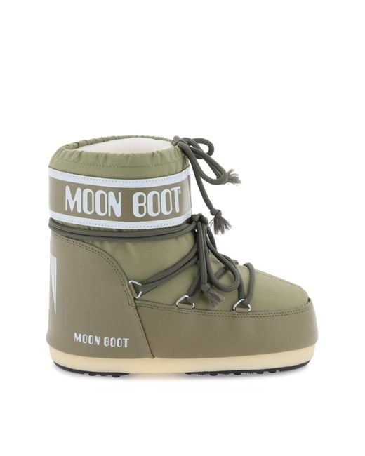 Moon Boot Green Mondstiefel -Symbol Low Apres Ski Boots