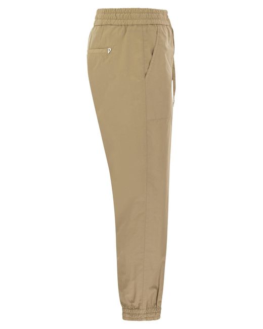 Dondup Natural Alba Cotton Jogger Trousers