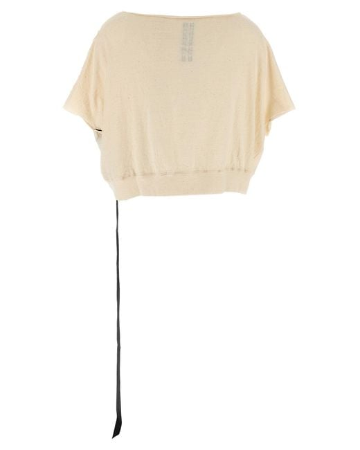 Rick Owens White 'Dagger' Top