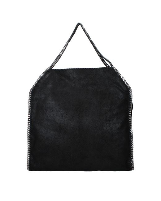 Stella McCartney Black Stella Mc Cartney Falabella Handbags Eco Suede