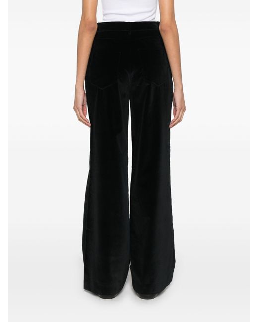 Officine Generale Black Romy Trousers