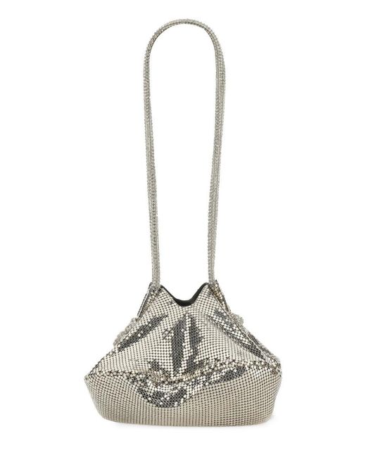 Kara White Ufo Shoulder Bag