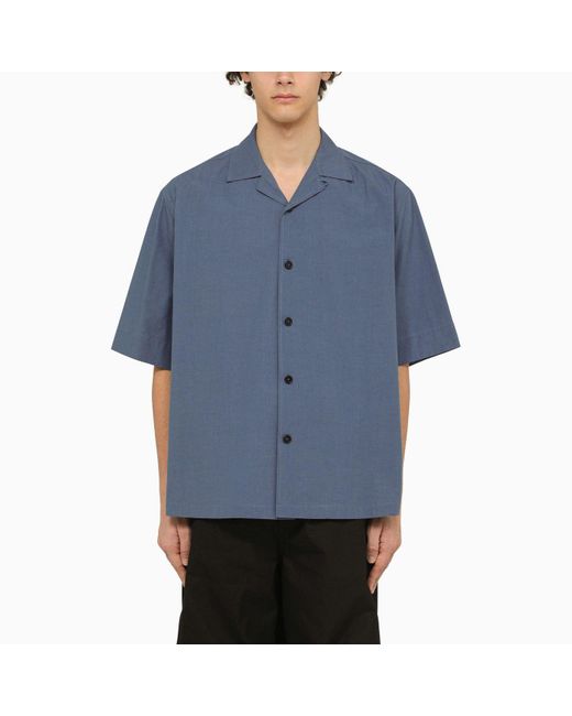 Jil Sander Short Sleeve Shirt J+ French Blue for Men | Lyst
