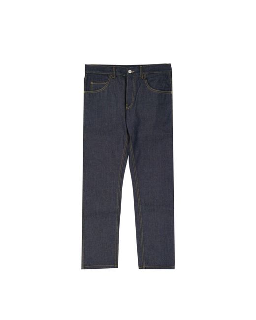 Gucci Blue Cotton Loved Jeans for men
