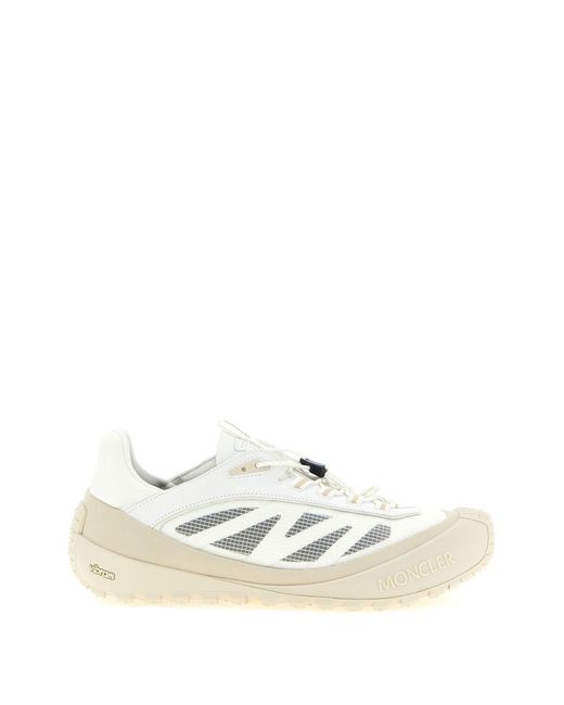 Moncler White Trailgrip Lp Low Sneakers