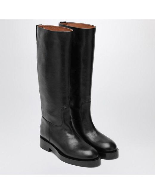 Paris Texas Black Napa Boots