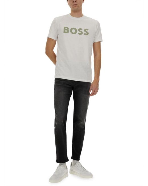 Boss Gray Thinking 1 T-Shirt for men