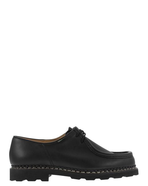 Paraboot Black Michael Leather Derby