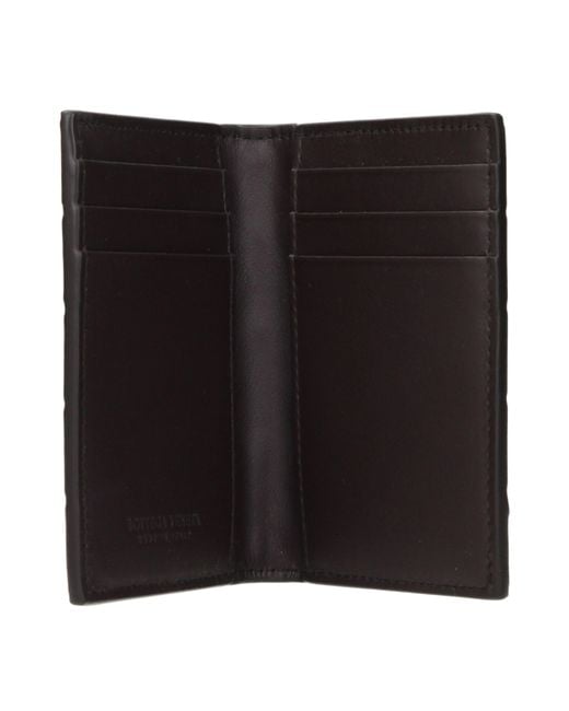 Bottega Veneta Green Leather Document Holder