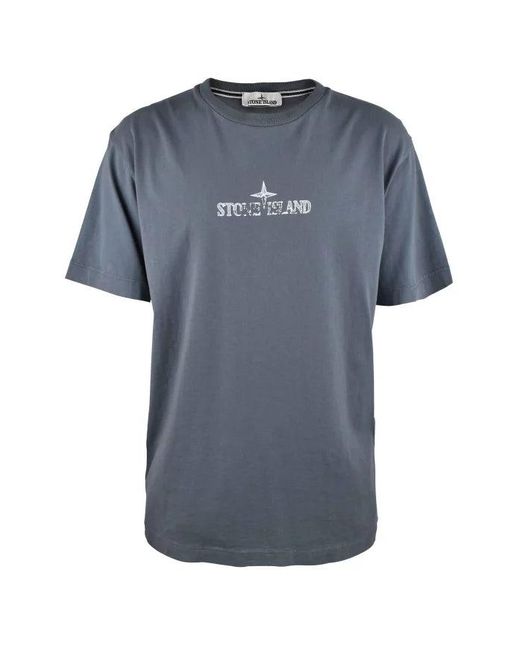 Stone Island Blue T Shirt