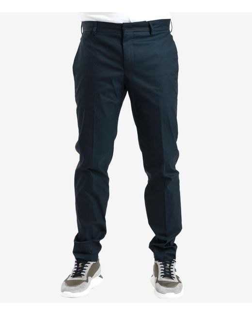 PT Torino Blue Trousers for men