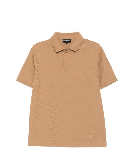 Emporio Armani Natural Cotton Polo Shirt