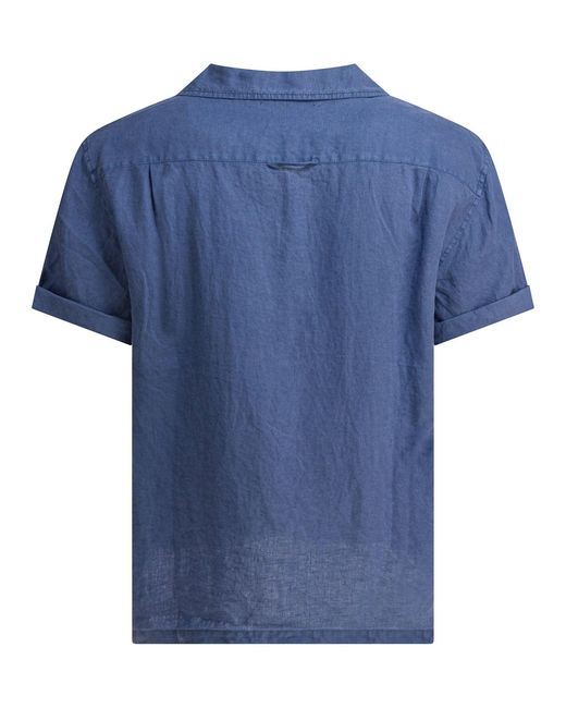 Alex Mill Camp Shirts Light Blue for men
