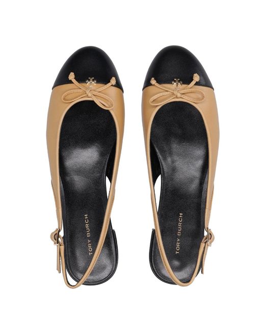 Tory Burch Brown Flat Schuhe