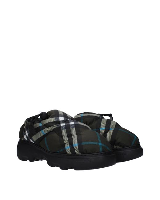 Burberry Black Slip On Fabric
