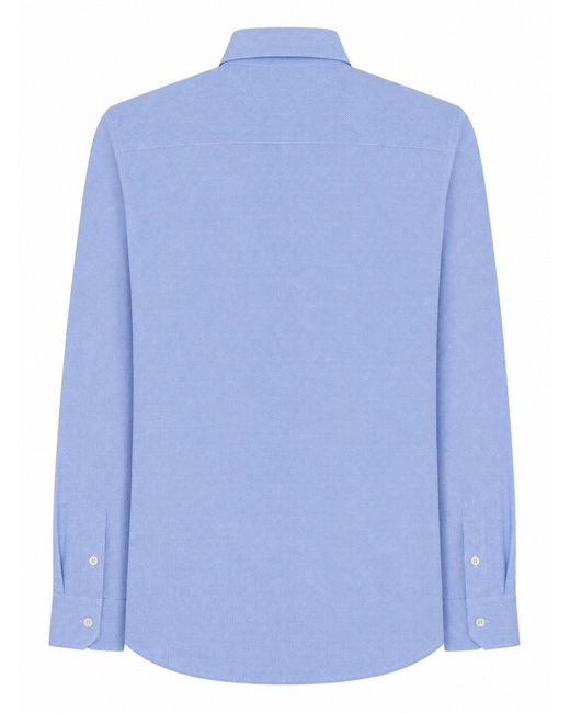 ARCHIVIUM BE UPDATED Blue Stylish Mini Shirt For Ss26 for men