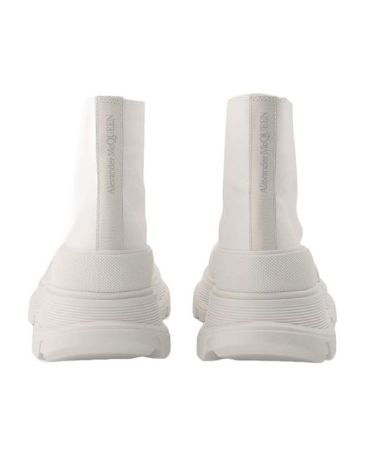 McQueen Gray Tread Slick Sneakers