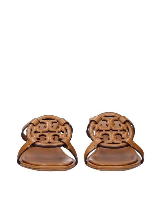 Tory Burch Brown Sandals/Caramel Leather