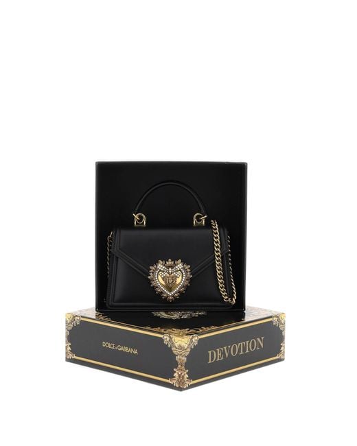 Petit sac de dévotion Dolce & Gabbana en coloris Black
