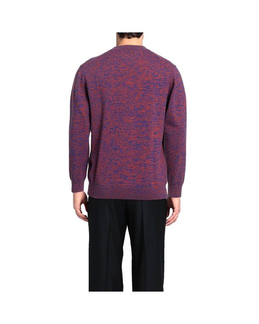 Suéter de logotipo de Cotton KENZO de hombre de color Purple