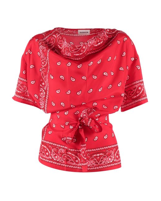 P.A.R.O.S.H. Blusa in het Red