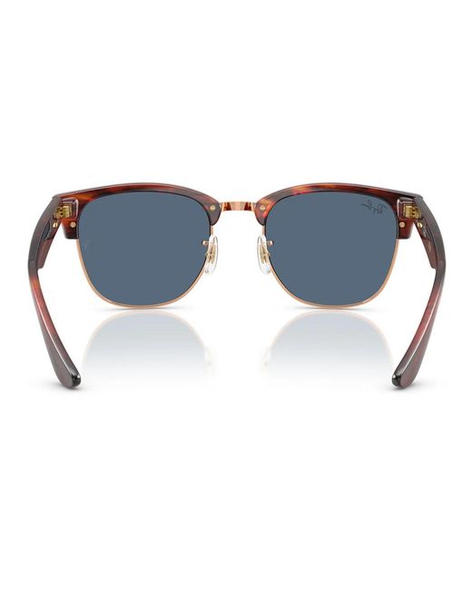 Ray-Ban Blue Sonnenbrille Rbr0504 S 13983 A Clubmaster Reverse Braun/Dunkelblau Unisex