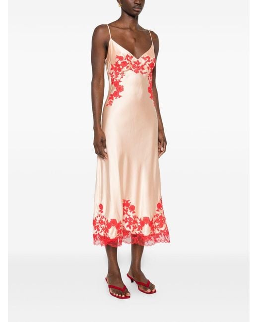 Ermanno Scervino Embroidered Long Dress