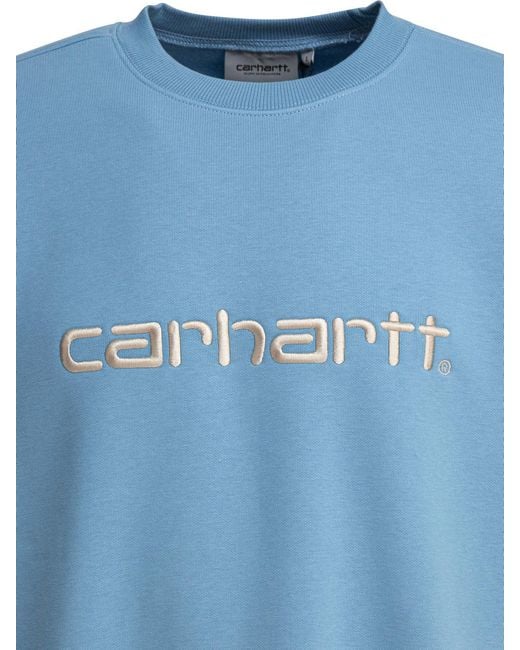 Carhartt Blue "Carhartt" Sweatshirt for men