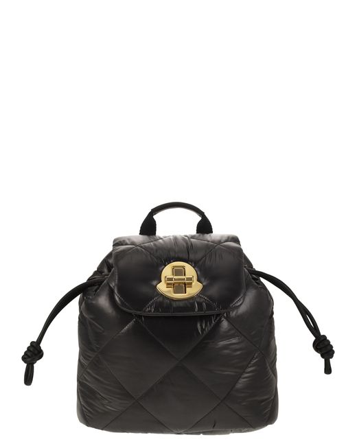 Backpack Puf Laqué en nylon Moncler en coloris Black